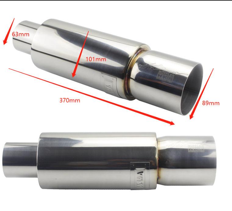 Applicable Car Exhaust Pipe Modification Sound Wave Straight Row