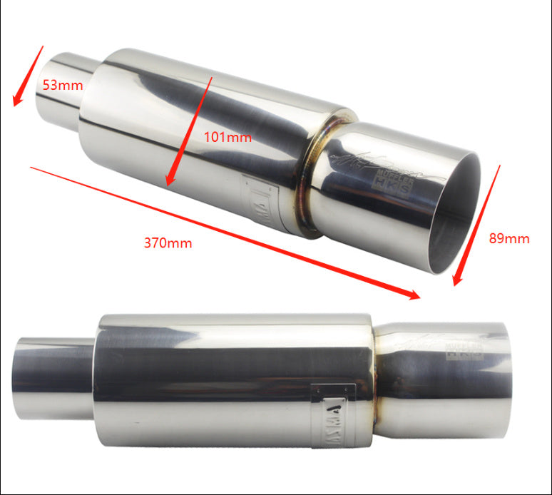 Applicable Car Exhaust Pipe Modification Sound Wave Straight Row