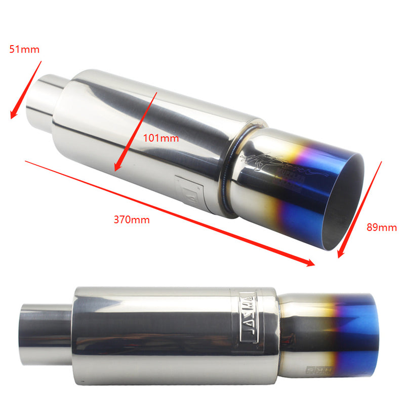 Applicable Car Exhaust Pipe Modification Sound Wave Straight Row