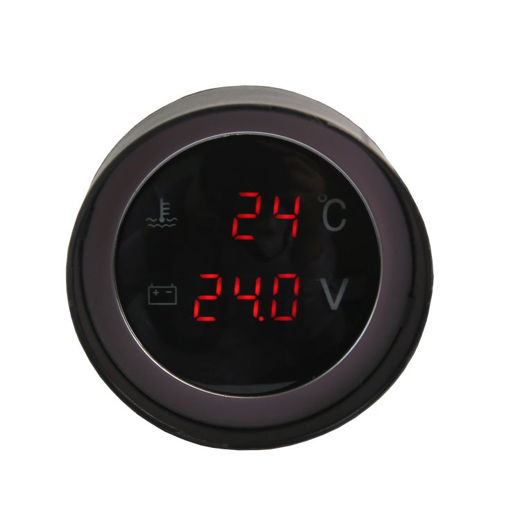 12v 24v Universal Car Car Truck Modification Water Temperature Voltage Combination Instrument